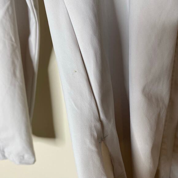 ADAY Something Borrowed Oyster Light Gray Shirt Size Medium - Picture 7 of 11